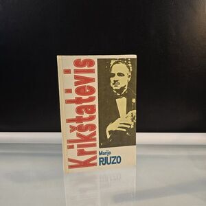 Marijo Pjuzo Krikštatėvis /Godfather Book In Lithuanian Language Vintage 1991 HC